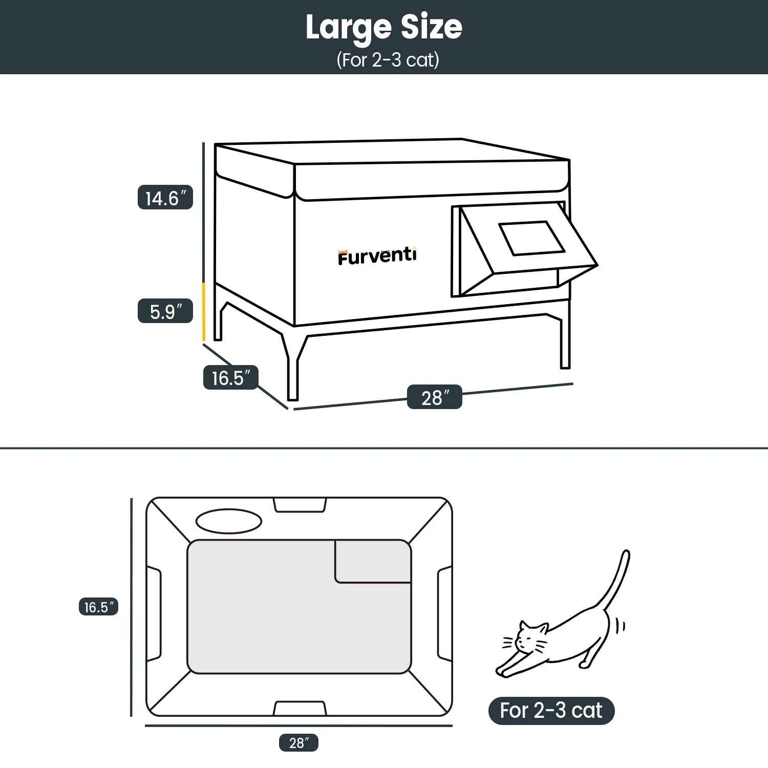 Furventi Flagship Outdoor Cat House Camouflage