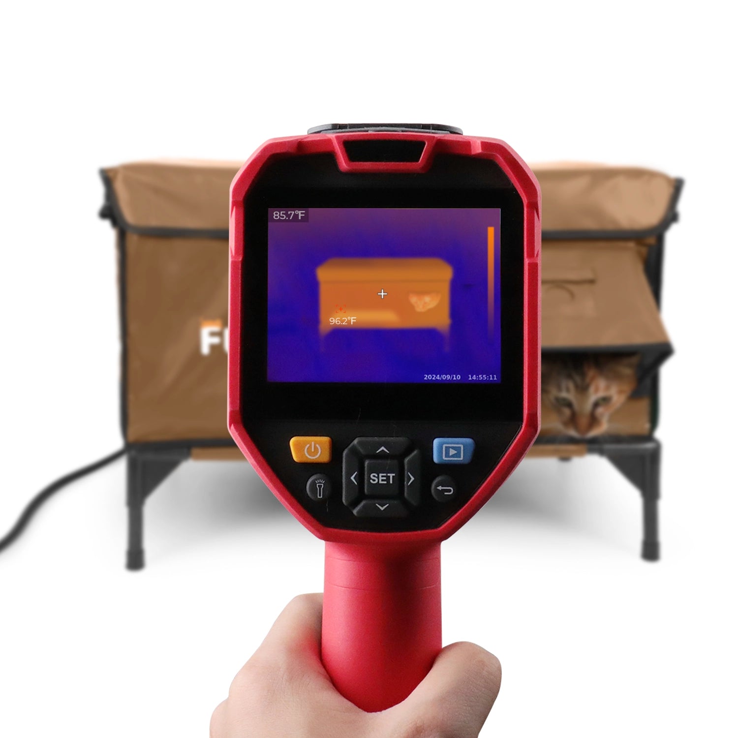 Furventi High Legs Outdoor Cat House Brown Product Features 4 & Outdoor Stray Heated Cat House